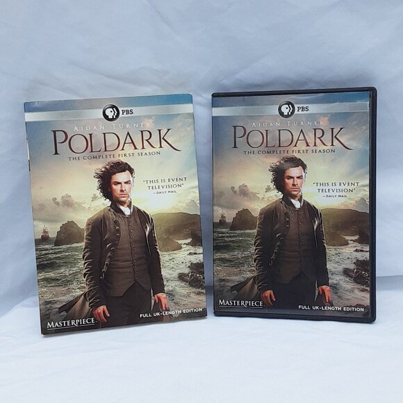 POLDARK: The Complete First Season Full UK Length Edition 3-DVD Set w/Slipcover - Picture 2 of 6
